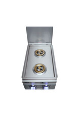 Renaissance Cooking Systems Renaissance Cutlass Pro Double Side Burner W/ Blue LEDs - RDB1EL
