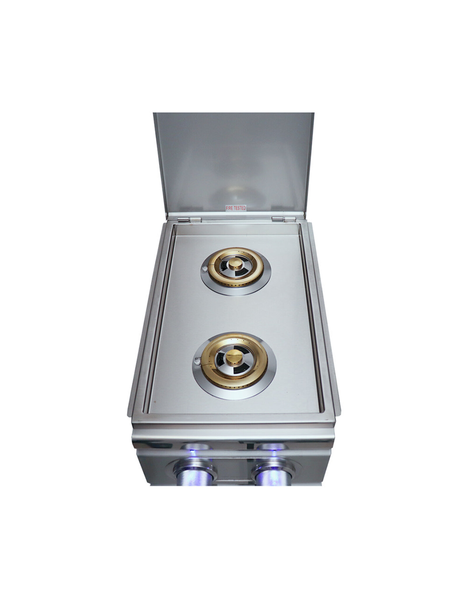 Renaissance Cooking Systems Renaissance Cutlass Pro Double Side Burner W/ Blue LEDs - RDB1EL