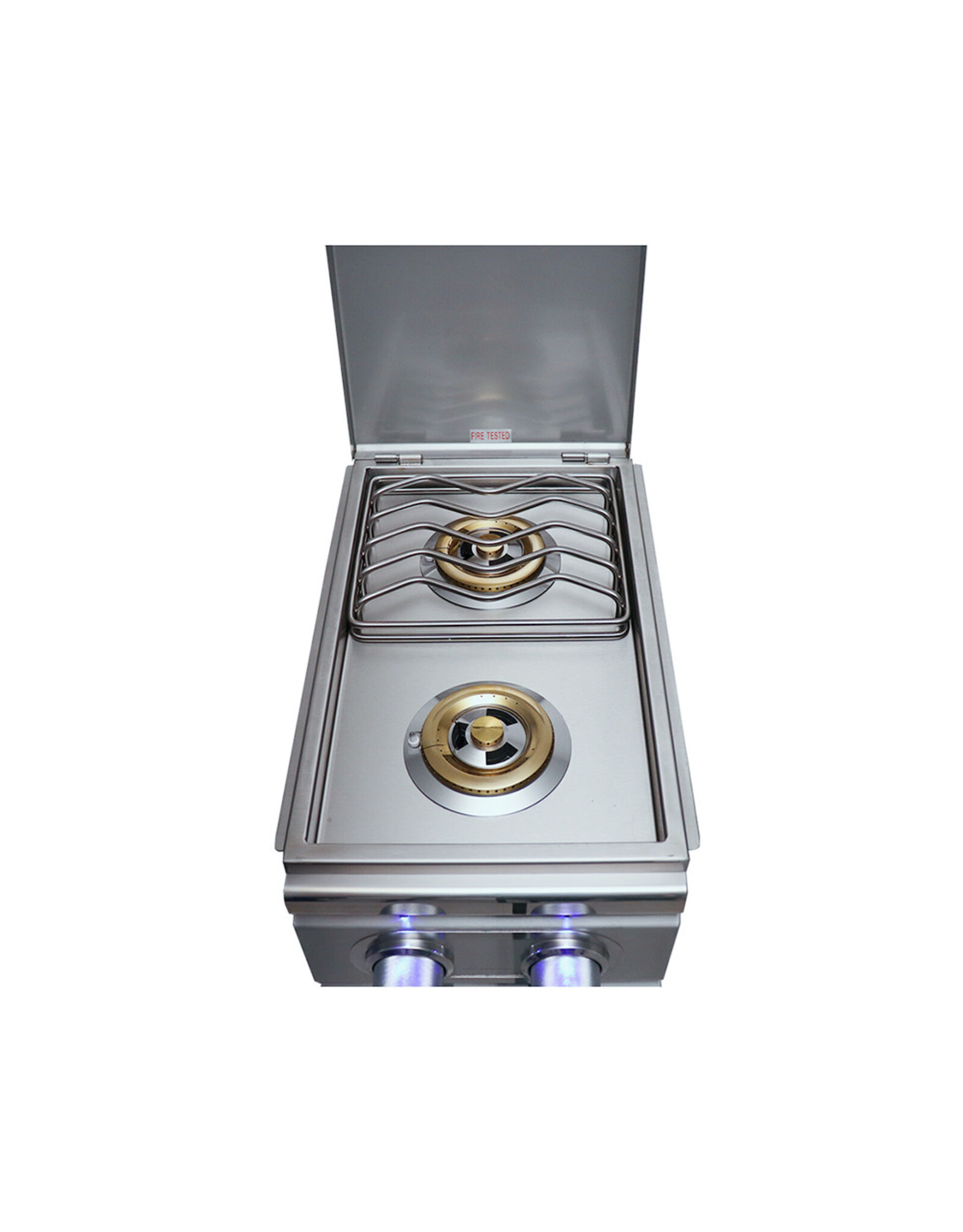 Renaissance Cooking Systems Renaissance Cutlass Pro Double Side Burner W/ Blue LEDs - RDB1EL