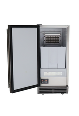 Renaissance Cooking Systems Renaissance Ice Maker - Stainless - 26 lb Capacity - 44 lb Production - UL Rated - Reversible Door - REFR3