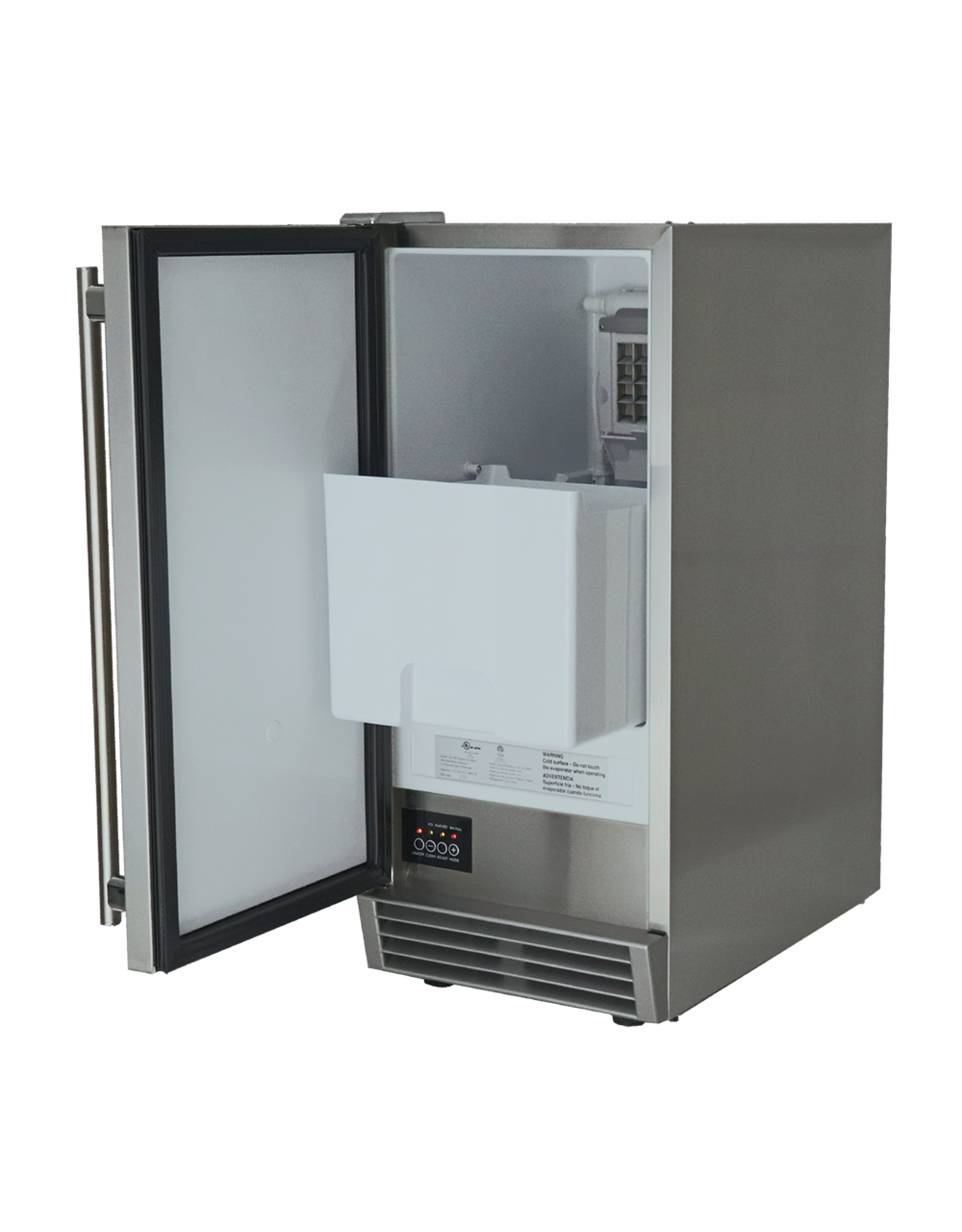 Renaissance Cooking Systems Renaissance Ice Maker - Stainless - 26 lb Capacity - 44 lb Production - UL Rated - Reversible Door - REFR3