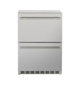 Renaissance Cooking Systems Renaissance Two Drawer Refrigerator - Stainless - 5.3 Cu. Ft. - UL Rated - REFR4
