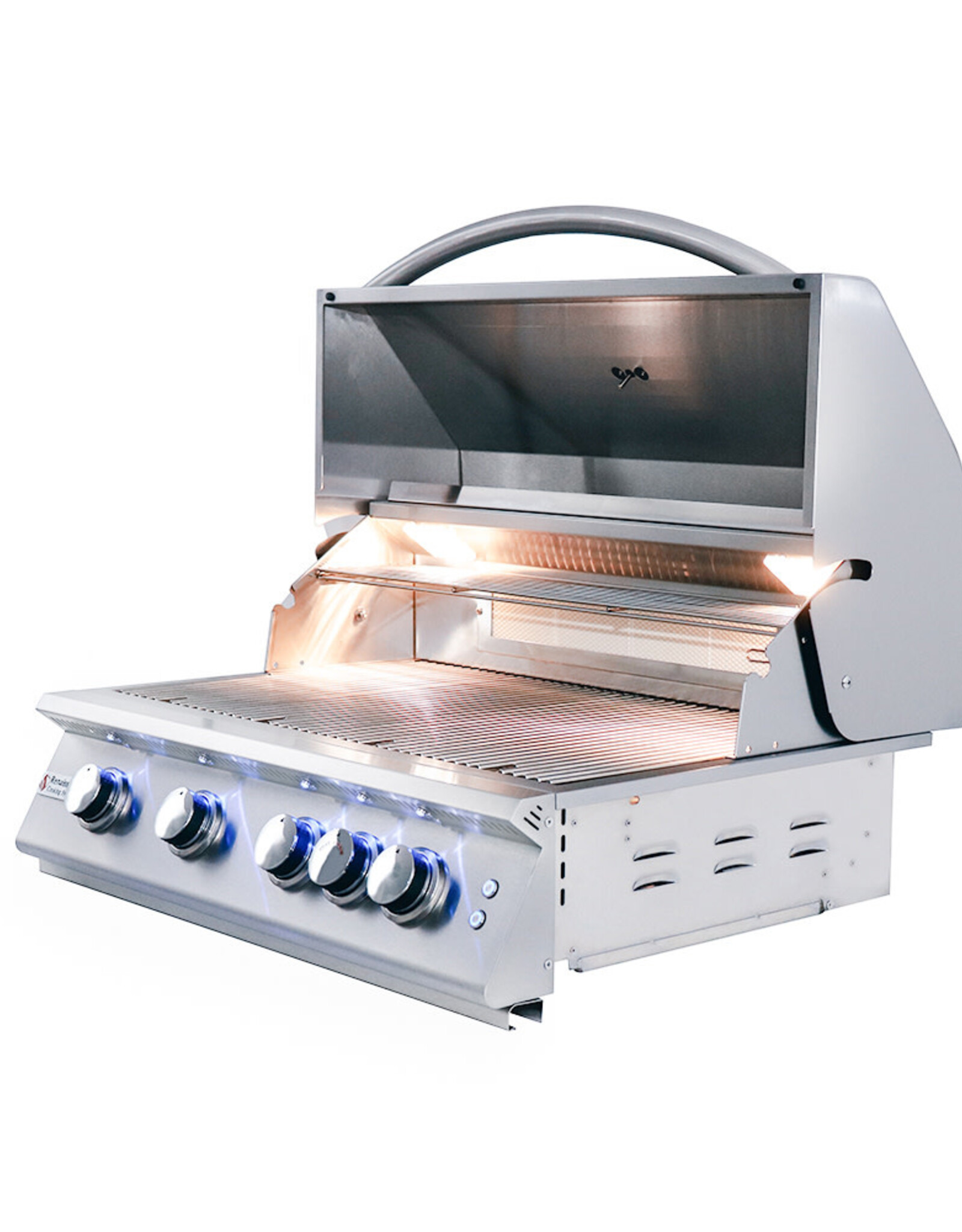 Renaissance Cooking Systems Renaissance Cooking Systems 32" Premier Drop-In Grill W / Rear Burner & LED Lights - Natural Gas - RJC32AL