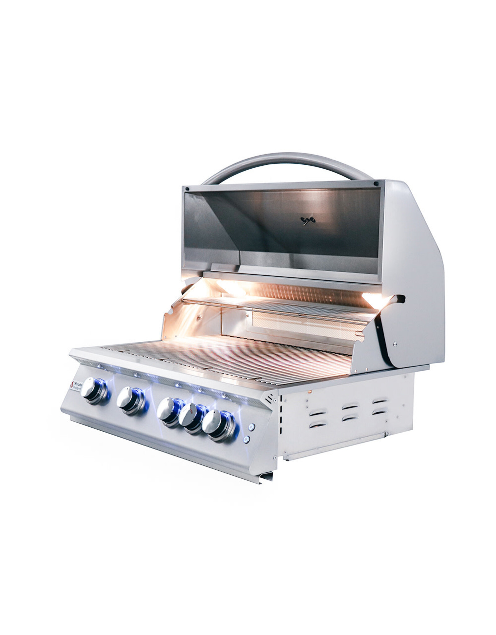 Renaissance Cooking Systems Renaissance 32" Premier Grill W/ Rear Burner & Blue LEDs - RJC32AL