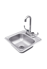 Renaissance Cooking Systems Renaissance Stainless Sink & Faucet (Was 107500) - 14 3/8" x 14 3/8" - RSNK1