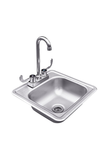 Renaissance Cooking Systems Renaissance Stainless Sink & Faucet (Was 107500) - 14 3/8" x 14 3/8" - RSNK1
