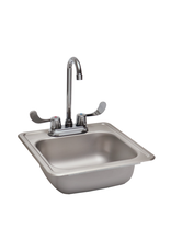Renaissance Cooking Systems Renaissance Stainless Sink & Faucet (Was 107500) - 14 3/8" x 14 3/8" - RSNK1
