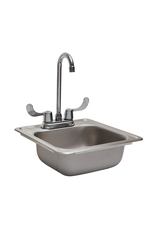 Renaissance Cooking Systems Renaissance Stainless Sink & Faucet (Was 107500) - 14 3/8" x 14 3/8" - RSNK1