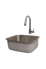 Renaissance Cooking Systems Renaissance Stainless Undermount Sink & Pull Down Faucet - 21" x 15 3/4" - RSNK2