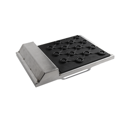 Renaissance Cooking Systems Renaissance Le Griddle Dual Plated Griddle for Premier Series Grills - 14 1/4" W x 17 3/4" D - RSSG3