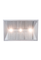 Renaissance Cooking Systems Renaissance 48" - 304 SS Vent Hood w/ 1200 CFM Blowers - RVH48