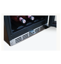 Renaissance Cooking Systems Renaissance Wine Cooler Refrigerator W/ 15" Glass Window - 3.2 Cu. Ft. - UL Rated - RWC1