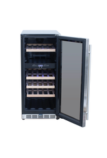 Renaissance Cooking Systems Renaissance Wine Cooler Refrigerator W/ 15" Glass Window - 3.2 Cu. Ft. - UL Rated - RWC1