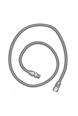 Renaissance Cooking Systems Renaissance Cooking Systems 48" 1/2" Female Flares with Adapters Stainless Steel Flex Hose - SSFLEX8448