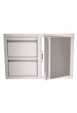 Renaissance Cooking Systems Renaissance Cooking Systems The Valiant Series Double Drawer w/ Door Combo - VDC1