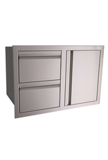 Renaissance Cooking Systems Renaissance Cooking Systems The Valiant Series Double Drawer w/ Door Combo - VDC1