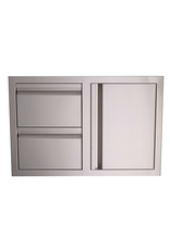 Renaissance Cooking Systems Renaissance Cooking Systems The Valiant Series Double Drawer w/ Door Combo - VDC1