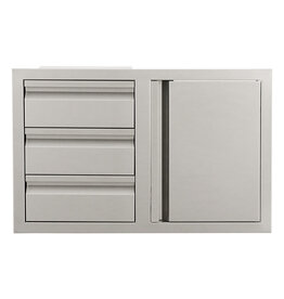 Renaissance Cooking Systems Renaissance Cooking Systems Triple Drawer / Door Combo - VDC2SC