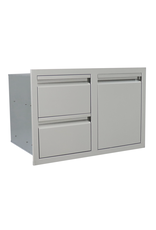 Renaissance Cooking Systems Renaissance Valiant Double Drawer & LP Bottle Storage - Fully Enclosed - VDCL1