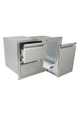 Renaissance Cooking Systems Renaissance Valiant Double Drawer & LP Bottle Storage - Fully Enclosed - VDCL1