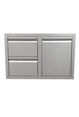 Renaissance Cooking Systems Renaissance Valiant Double Drawer & LP Bottle Storage - Fully Enclosed - VDCL1