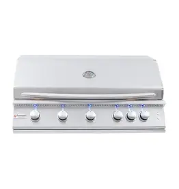 Renaissance Cooking Systems Renaissance 40" Premier Grill W/ Rear Burner & Blue LEDs - RJC40AL LP