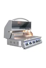 Renaissance Cooking Systems Renaissance 40" Premier Grill W/ Rear Burner & Blue LEDs - RJC40AL LP