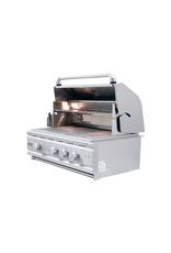 Renaissance Cooking Systems Renaissance 30" Cutlass Pro Grill W/ Rear Burner, Briquette Trays & Blue LEDs - RON30B LP
