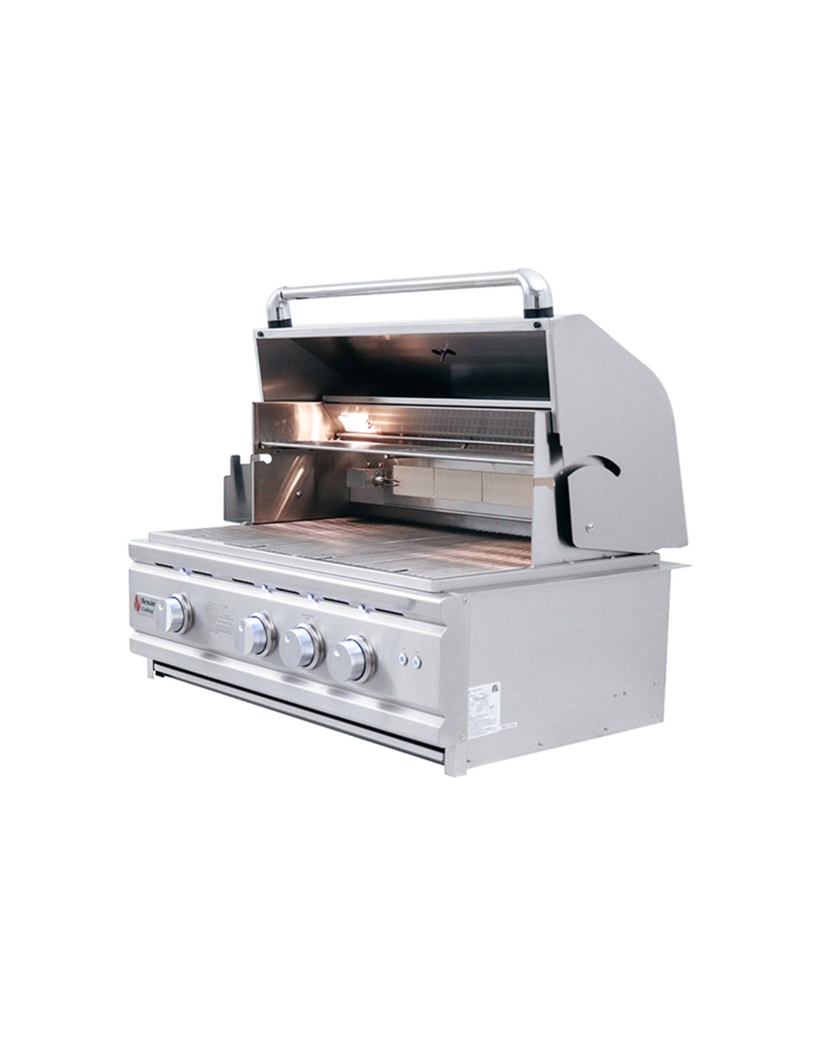 Renaissance Cooking Systems Renaissance 30" Cutlass Pro Grill W/ Rear Burner, Briquette Trays & Blue LEDs - RON30B LP