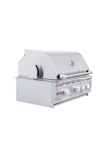 Renaissance Cooking Systems Renaissance 30" Cutlass Pro Grill W/ Rear Burner, Briquette Trays & Blue LEDs - RON30B LP