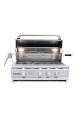 Renaissance Cooking Systems Renaissance 30" Cutlass Pro Grill W/ Rear Burner, Briquette Trays & Blue LEDs - RON30B LP