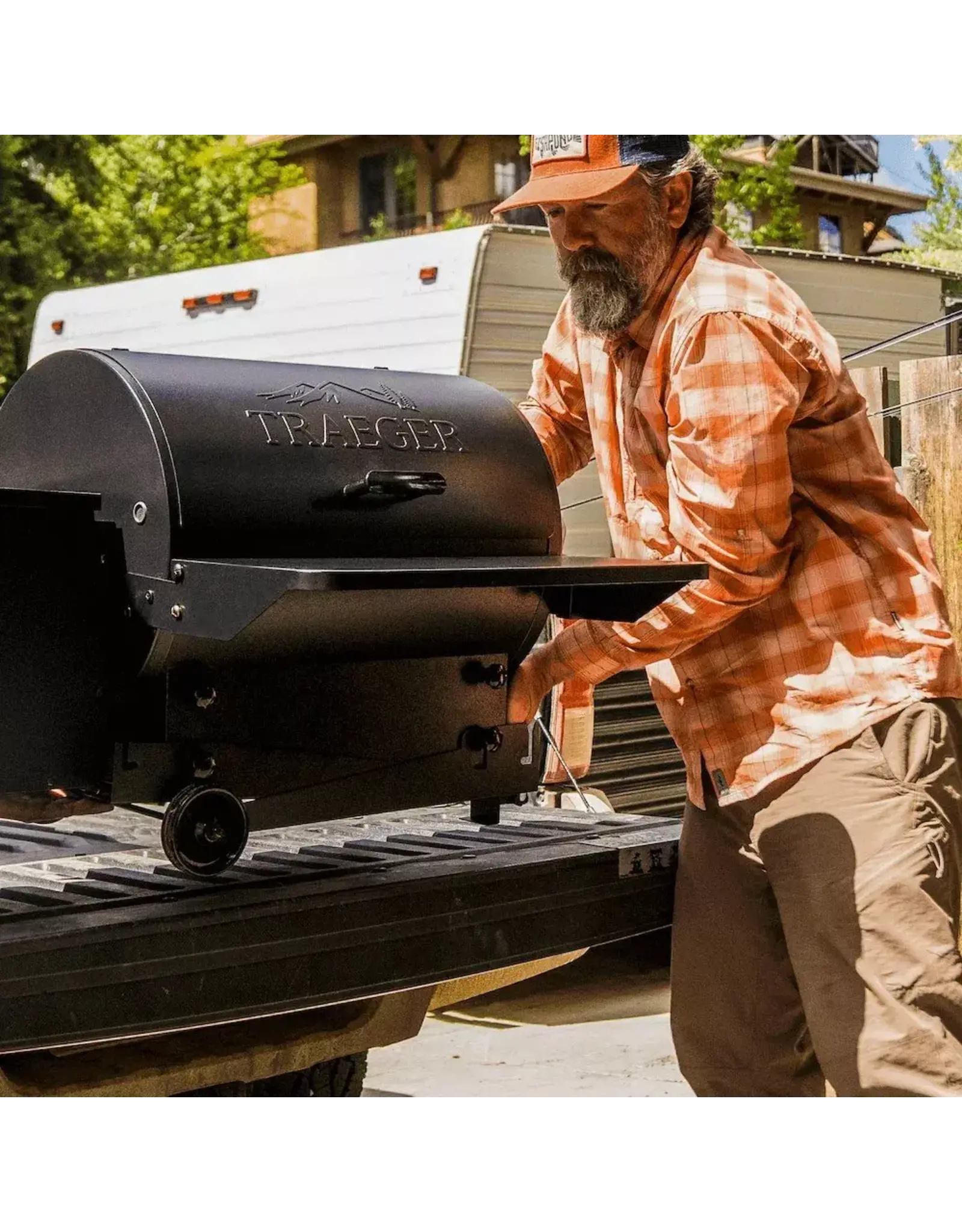 Traeger Traeger Folding Front Shelf For Tailgater And 20 Series Pellet Grills BAC361