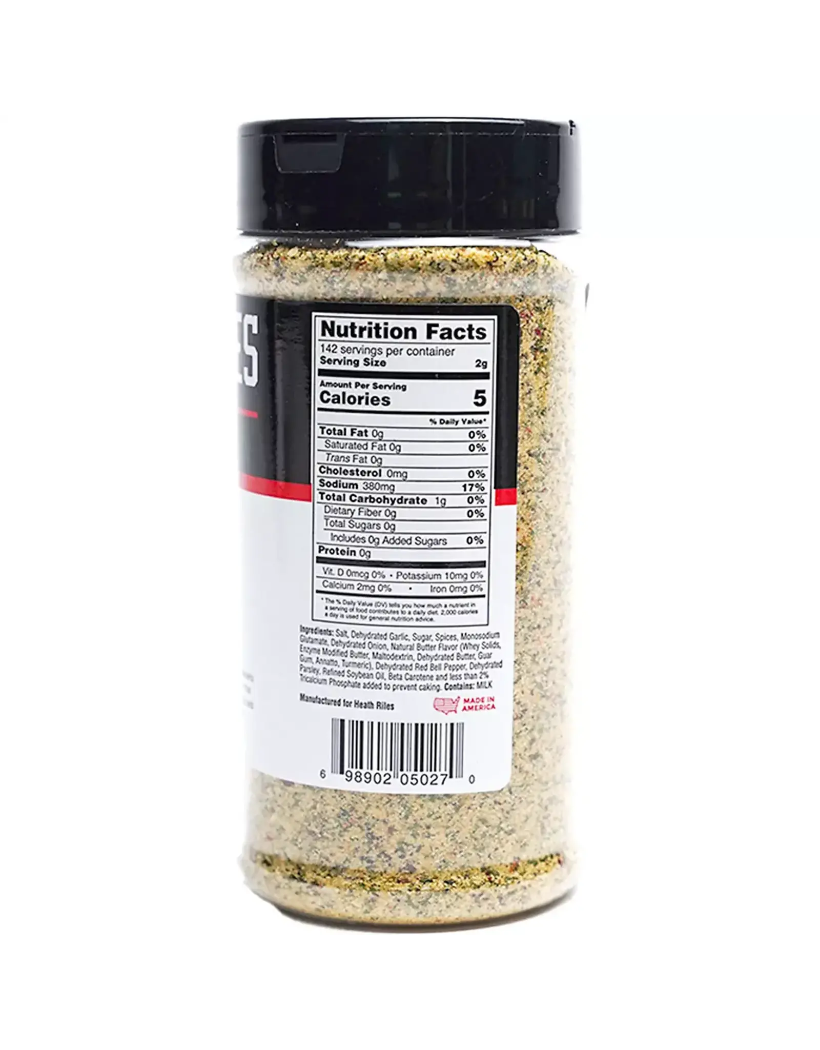 Heath Riles BBQ Heath Riles BBQ - Garlic Butter Rub Shaker, 16 oz.