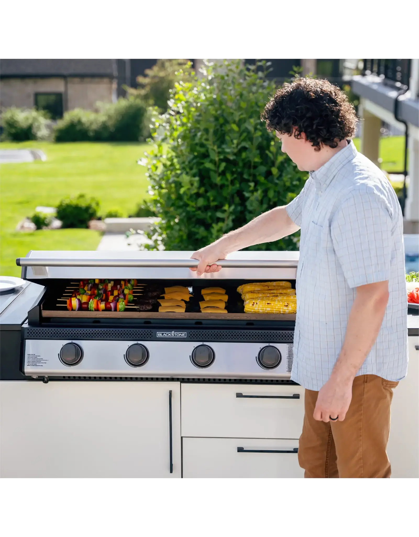 Blackstone Blackstone Stainless Steel 36-Inch Drop-in Griddle with Hood - Propane - 6038