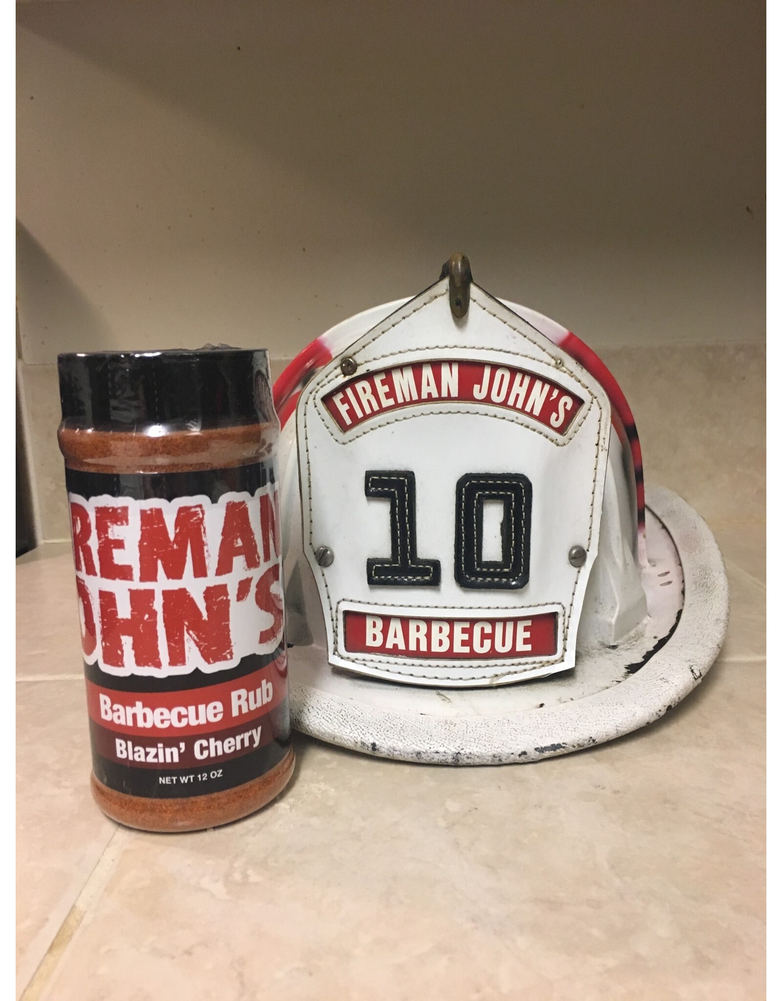 Fireman John's BBQ Fireman John's Barbeque- Blazin' Cherry Rub (12 oz)