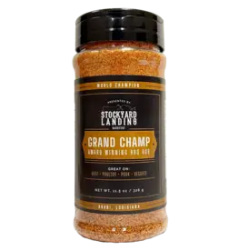 Stockyard Landing Stockyard Landing BBQ - Grand Champ BBQ Rub (11.5 oz.)