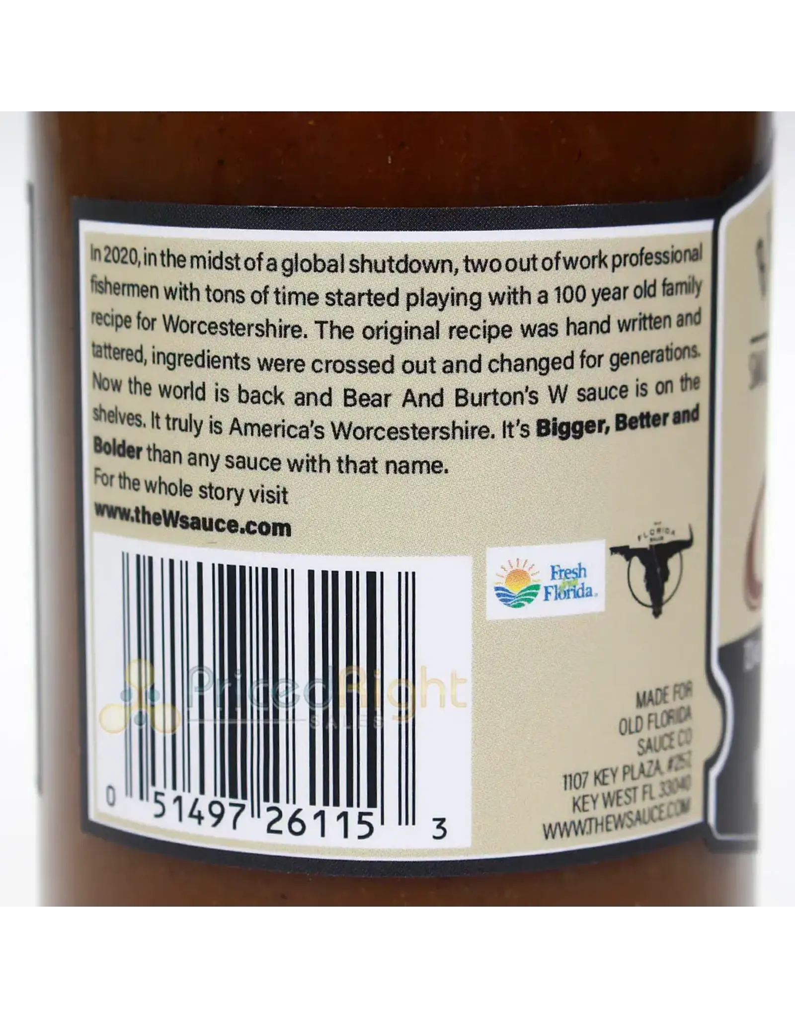 Bear & Burton's Bear & Burtons W Sauce- America's Worcestershire (13 oz.) - 26115