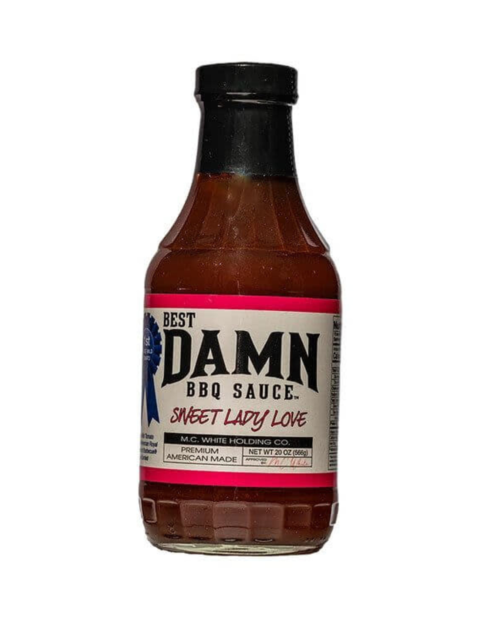 Best Damn BBQ Sauce Best Damn BBQ Sauce - Sweet Lady Love 20 oz