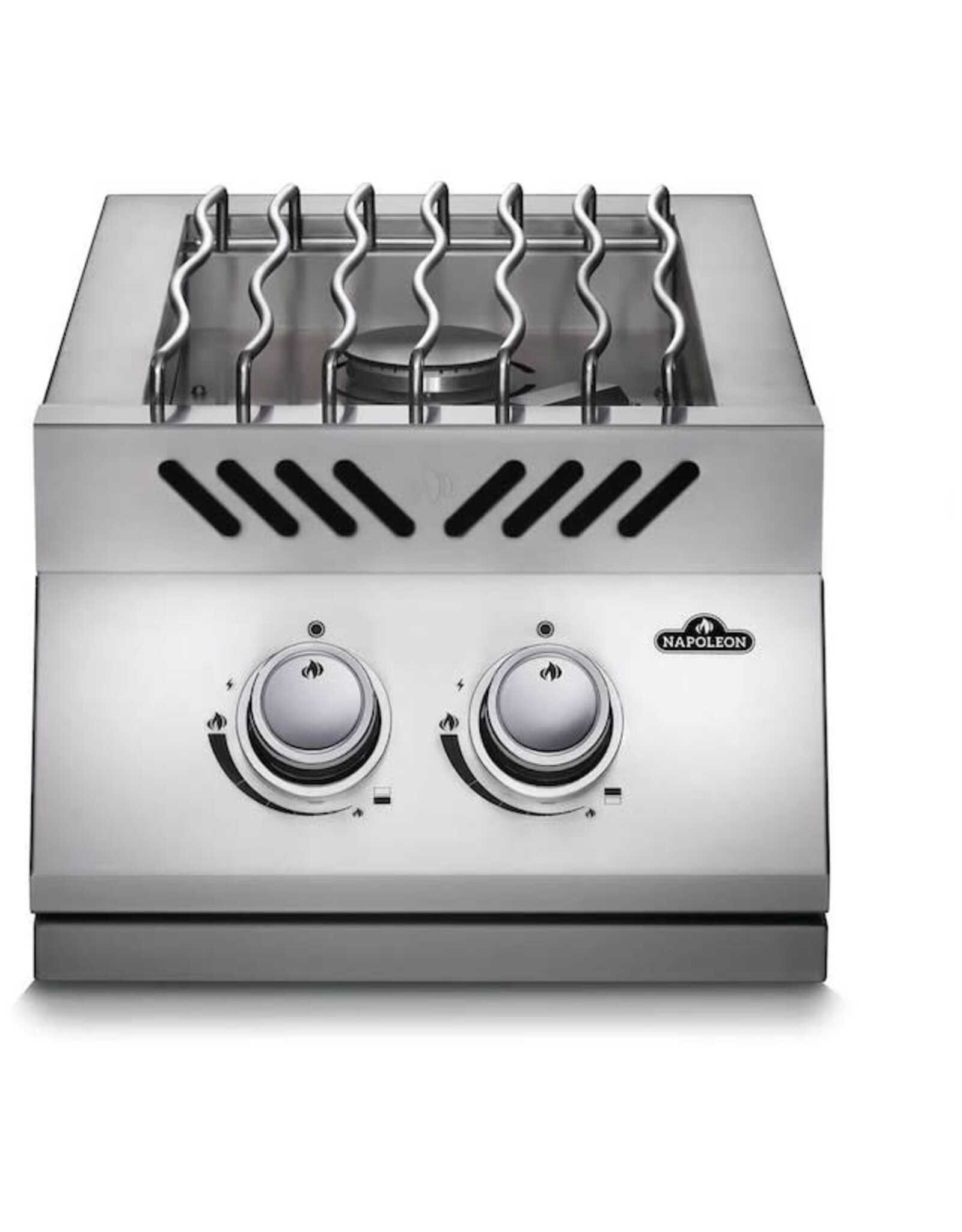 Napoleon Napoleon Built-in 500 Series Inline Dual Range Top Burner, Stainless Steel Cover - BI12RTNSS