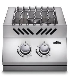 Napoleon Napoleon Built-in 500 Series Inline Dual Range Top Burner, Stainless Steel Cover - BI12RTNSS