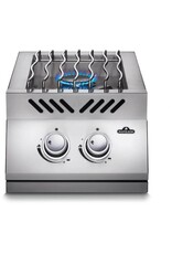 Napoleon Napoleon Built-in 500 Series Inline Dual Range Top Burner, Stainless Steel Cover - BI12RTNSS