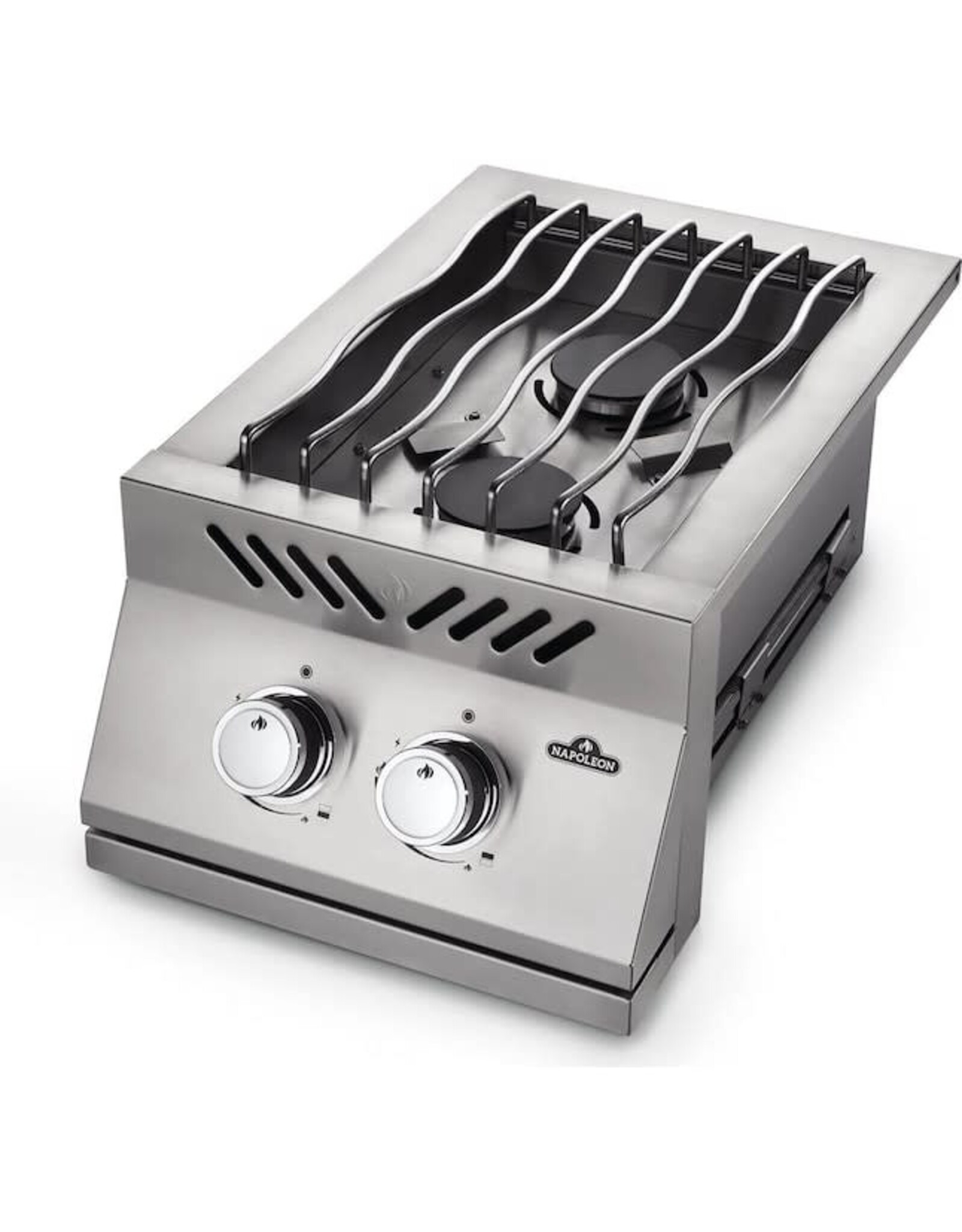 Napoleon Napoleon Built-in 500 Series Inline Dual Range Top Burner, Stainless Steel Cover - BI12RTNSS
