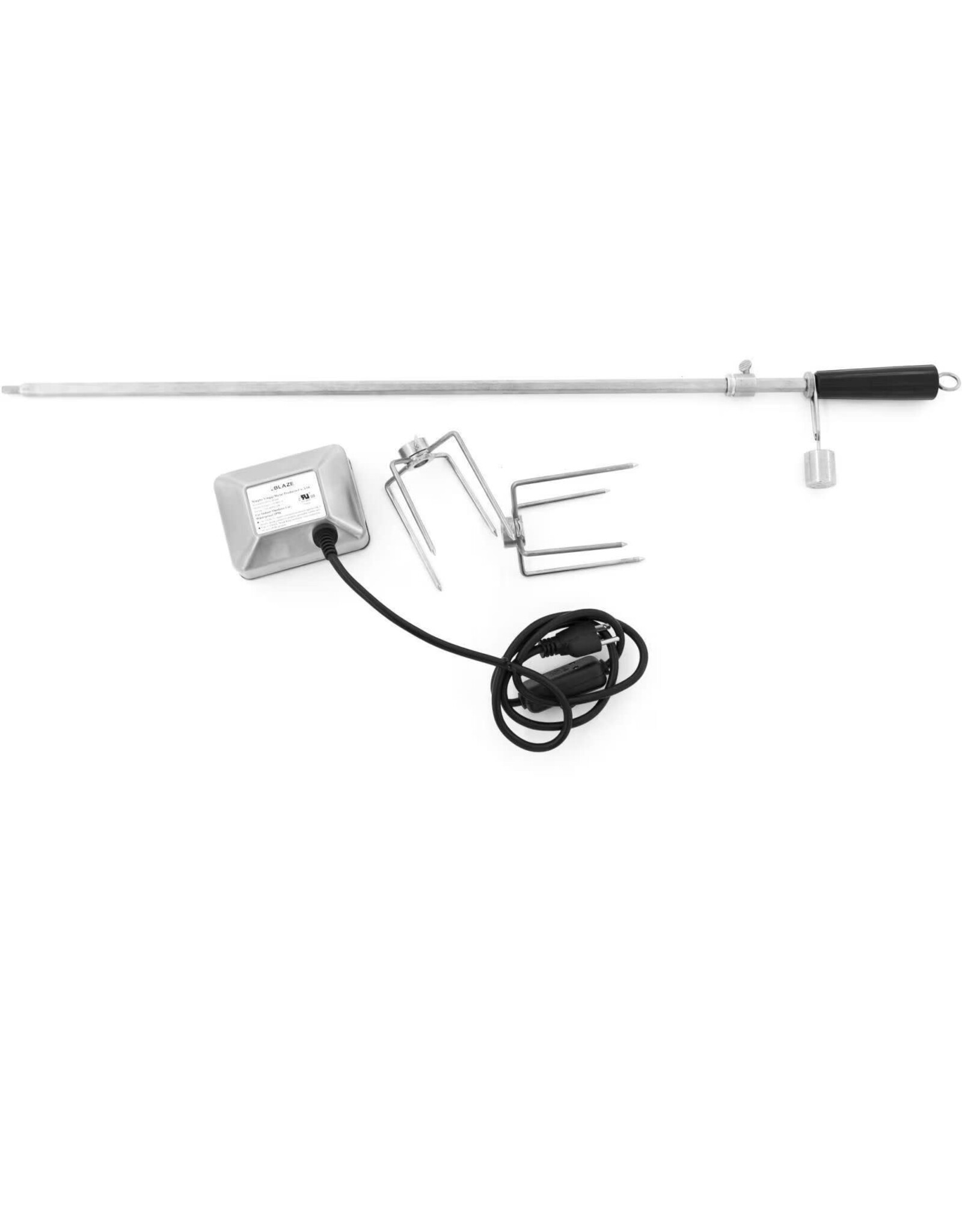 Blaze Outdoor Products Blaze Rotisserie Kit For 32-Inch Charcoal & 4-Burner Gas Grills - BLZ-34-ROTIS-SS