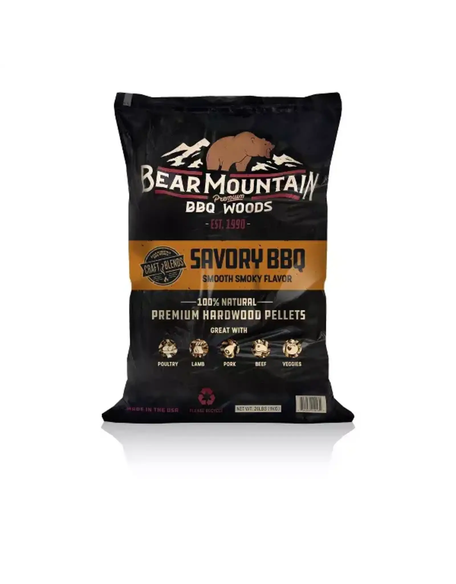 Bear Mountain Bear Mountain Savory BBQ Pellets 20 lbs - FK93