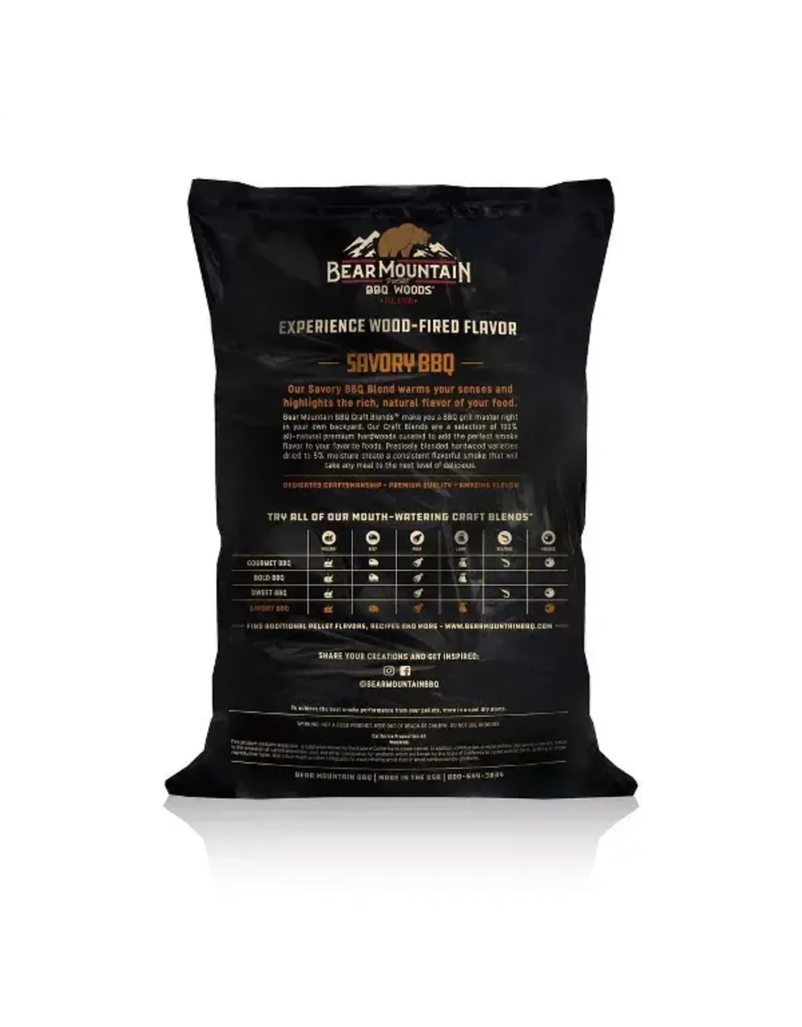 Bear Mountain Bear Mountain Savory BBQ Pellets 20 lbs - FK93