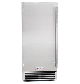 Blaze Outdoor Products Blaze 50 Lb. 15-Inch Outdoor Rated Ice Maker With Gravity Drain - BLZ-ICEMKR-50GR