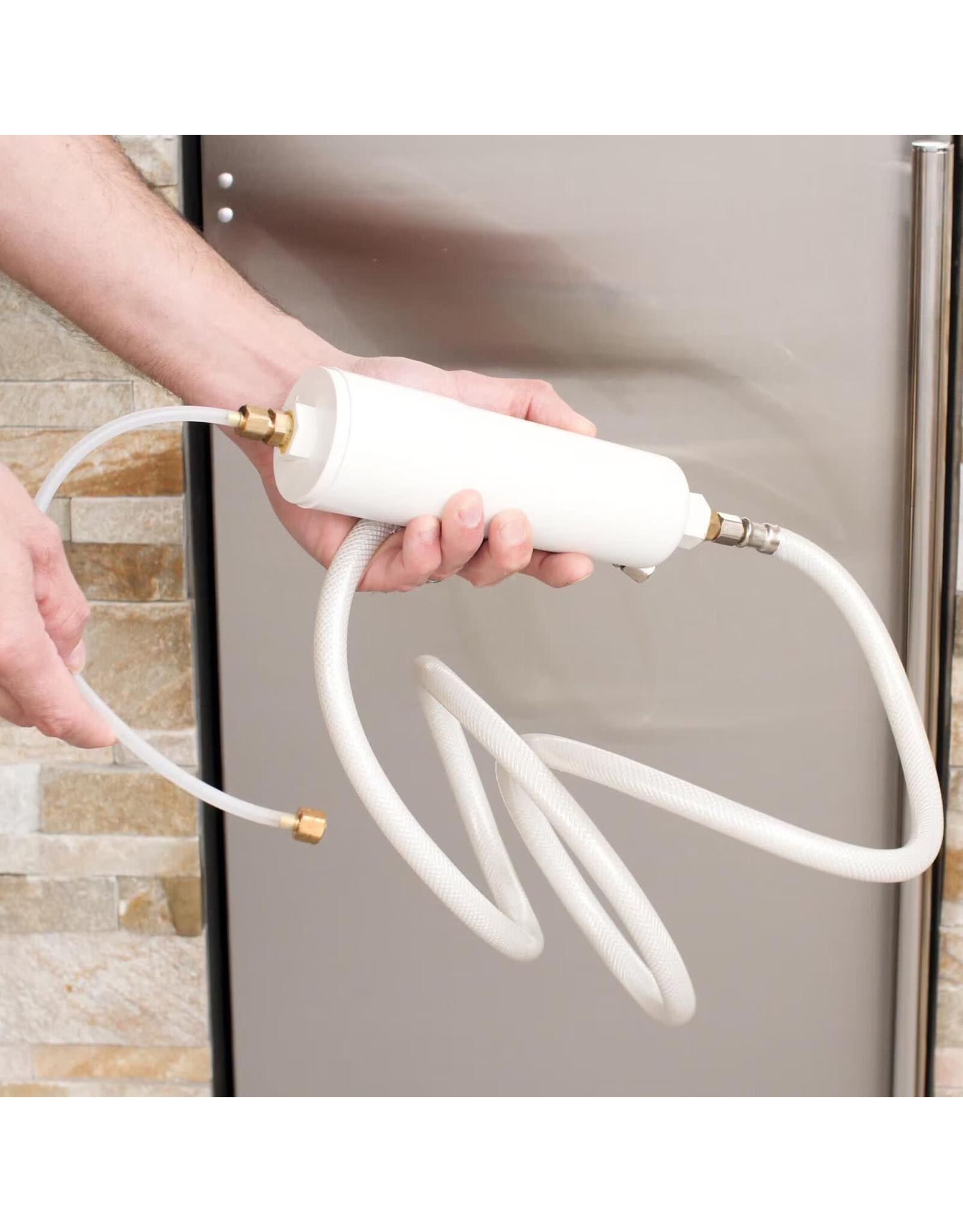 Blaze Outdoor Products Blaze 50 Lb. 15-Inch Outdoor Rated Ice Maker With Gravity Drain - BLZ-ICEMKR-50GR