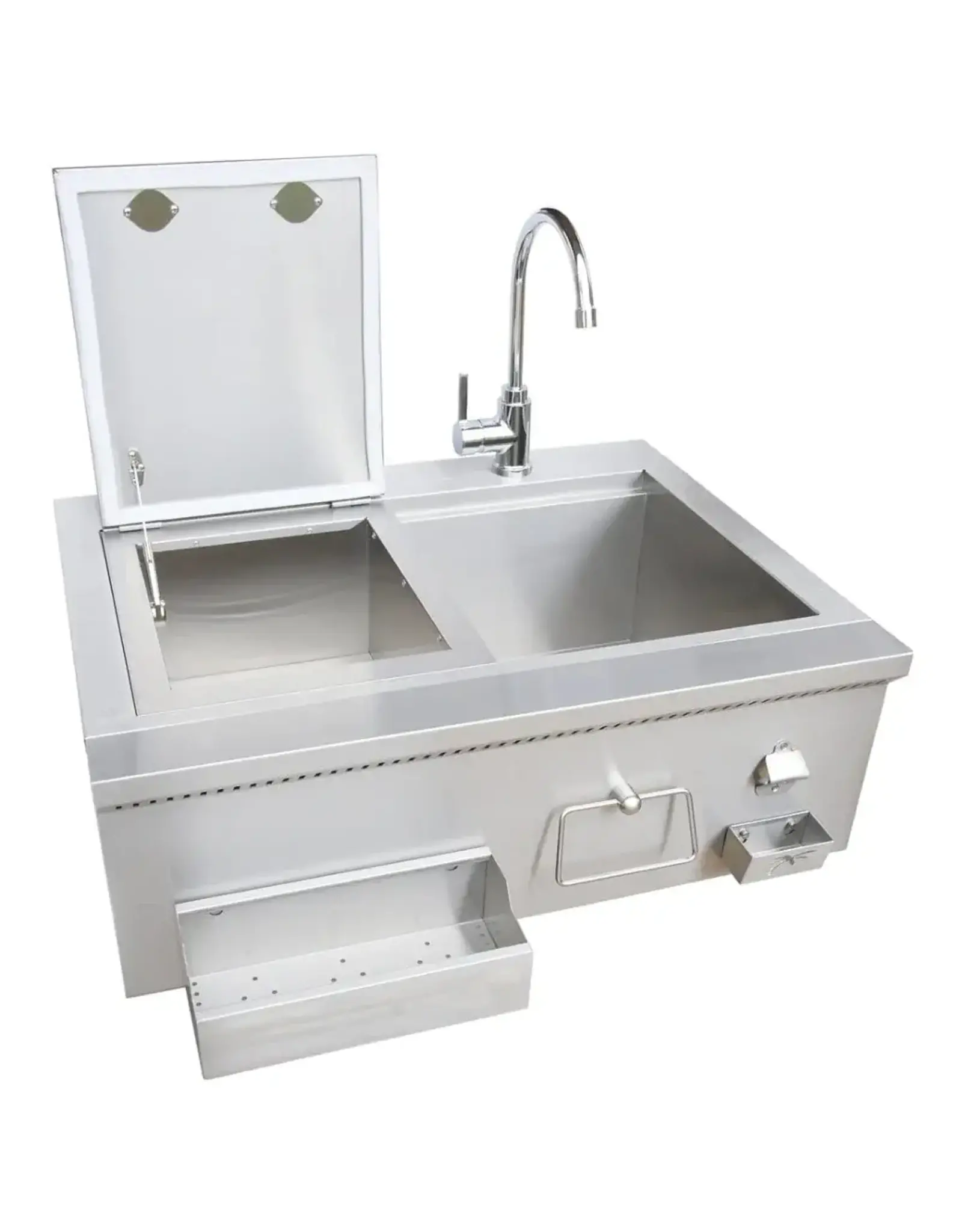 KoKoMo Grills KoKoMo 30” Cocktail Station with Sink - KO-30CKT-SNK