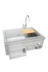 KoKoMo Grills KoKoMo 30” Cocktail Station with Sink - KO-30CKT-SNK