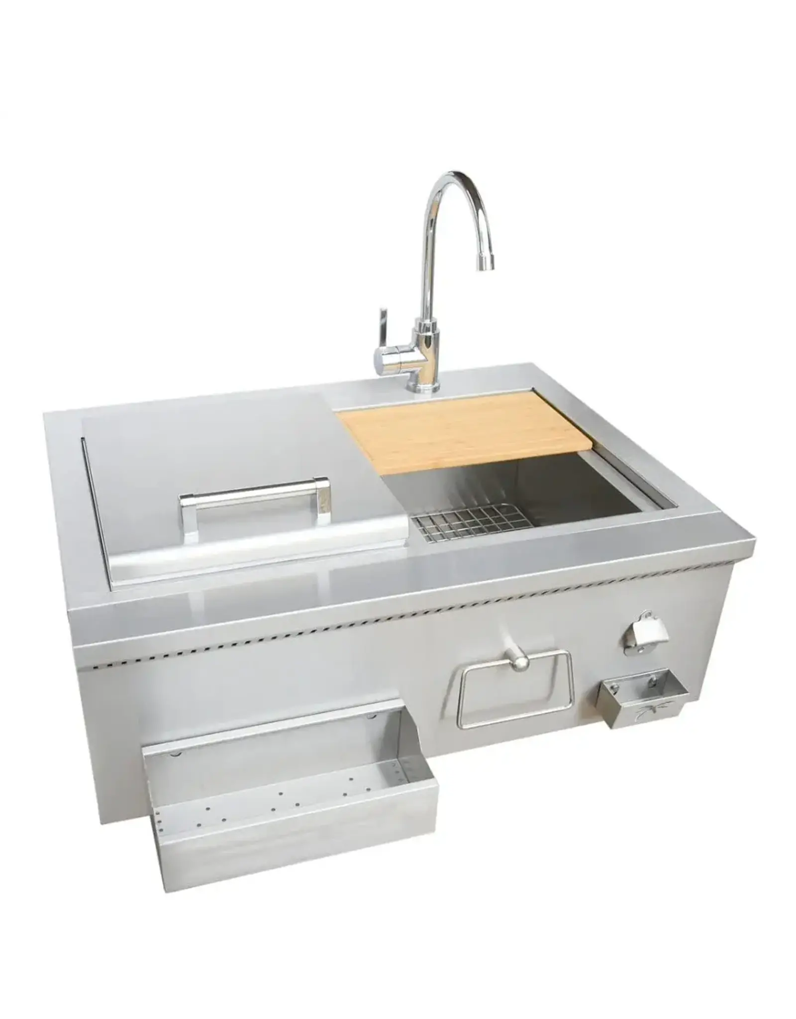 KoKoMo Grills KoKoMo 30” Cocktail Station with Sink - KO-30CKT-SNK